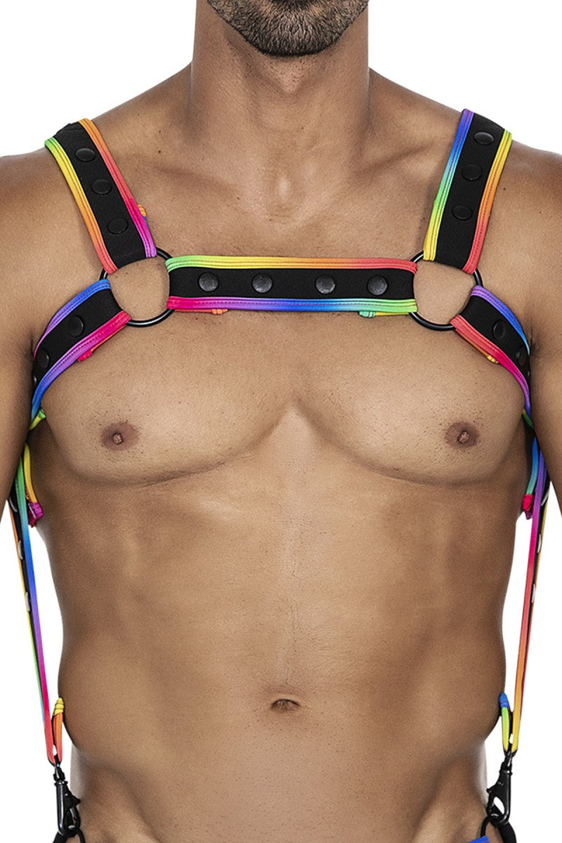 mehrfarbiger Brust-Harness 05 - OS-0