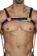 mehrfarbiger Brust-Harness 05 - OS-0