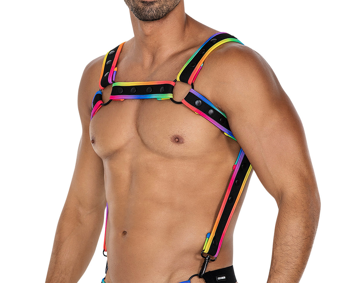 mehrfarbiger Brust-Harness 05 - OS-3