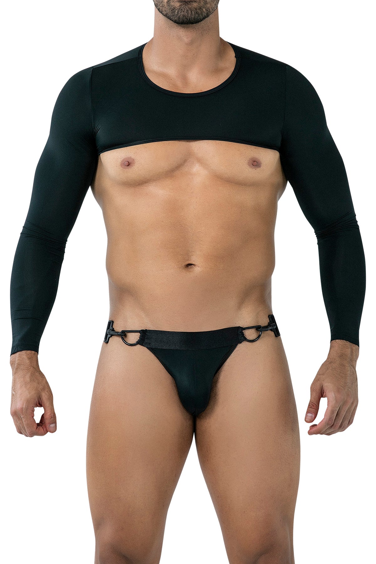 schwarzes Jockstrap-Set RAV117 - XL-2