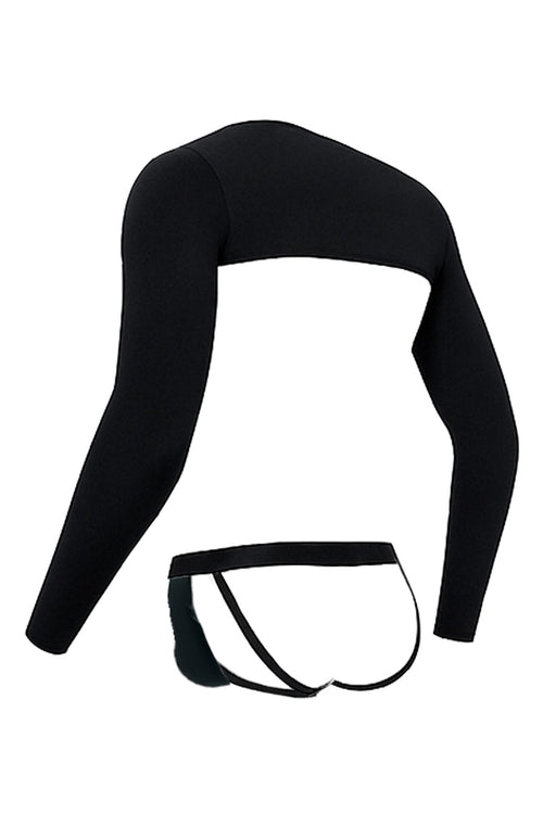 schwarzes Jockstrap-Set RAV117 - XL-1